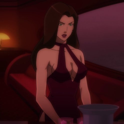 DCAU I won't ever forget you for portraying Talia to a huge audience as a rapist evil  woman
