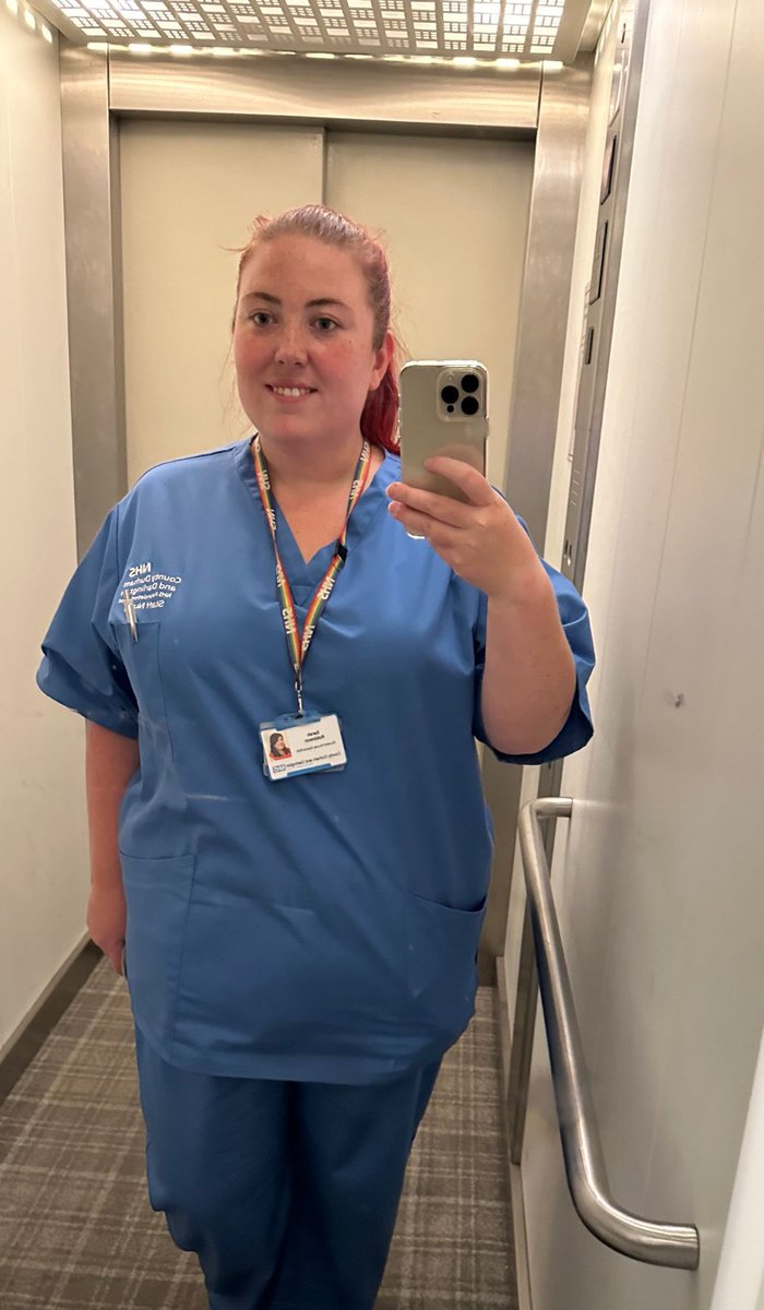 Sarah- Community Staff Nurse - I love my job because no day is ever the same and i never know what i’m walking into when entering a new patients house ❤️