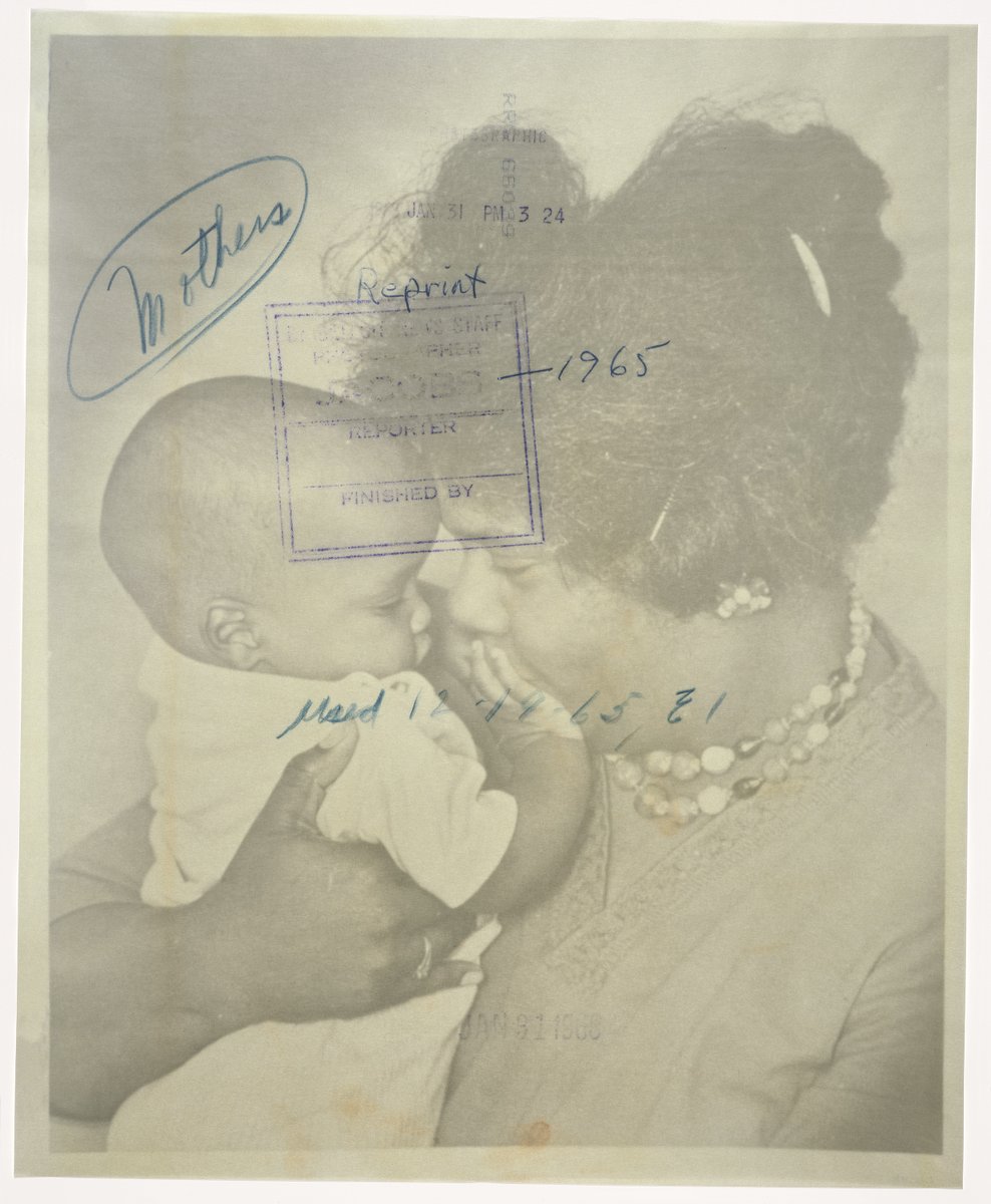 On #MothersDay we're sharing a work by Boston-based artist Toni Pepe, from her series 'Mothercraft.'

See it in 'Tender Loving Care: Contemporary Art from the Collection.'

📷: 'Mothers' (2020), photograph, archival inkjet print. © Toni Pepe