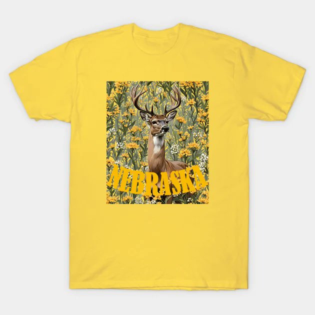 For The Love Of Nebraska - White Tailed Deer - #tshirtdesign  #teepublic  #taiche #nebraskalove #nebraskalife #nebraska #lincolnnebraska #nebraskacornhuskers #april5 #visitnebraska #nebraskamom #nebraskalifestyle teepublic.com/t-shirt/602791…