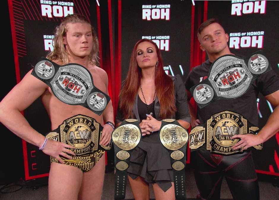 They're gonna get Maria the ROH Tag Championships for Mothers Day 😤😤😤 and then we will be on our way to completing The Vision™️