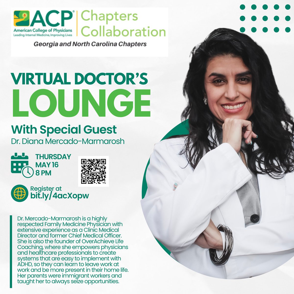 Don't miss the next Virtual Doctor's Lounge ⎼ Time Management and Efficiency in the Workplace⎼ on May 16. Register today: ow.ly/J90550RAavu