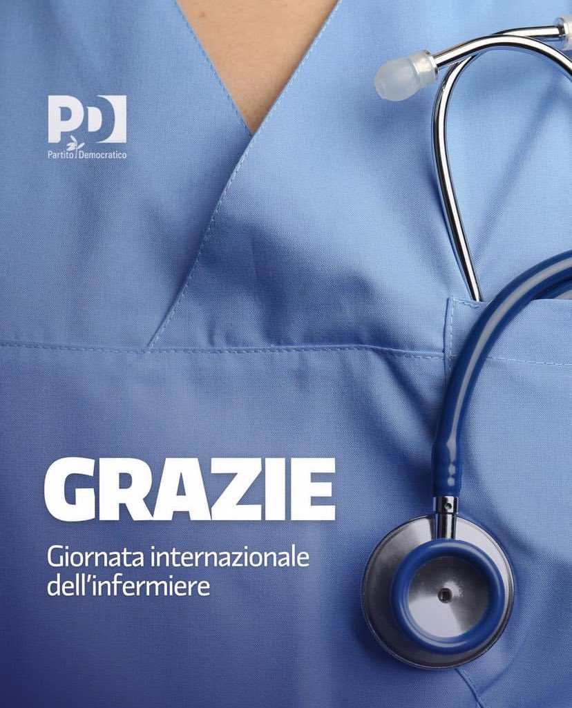 Grazie agli infermieri e alle infermiere, indispensabili per la cura. Che la giornata internazionale sia l’occasione per ribadire la necessità di migliori retribuzioni e opportunità di carriera, di assunzioni per coprire le carenze e di maggiore valorizzazione sociale.