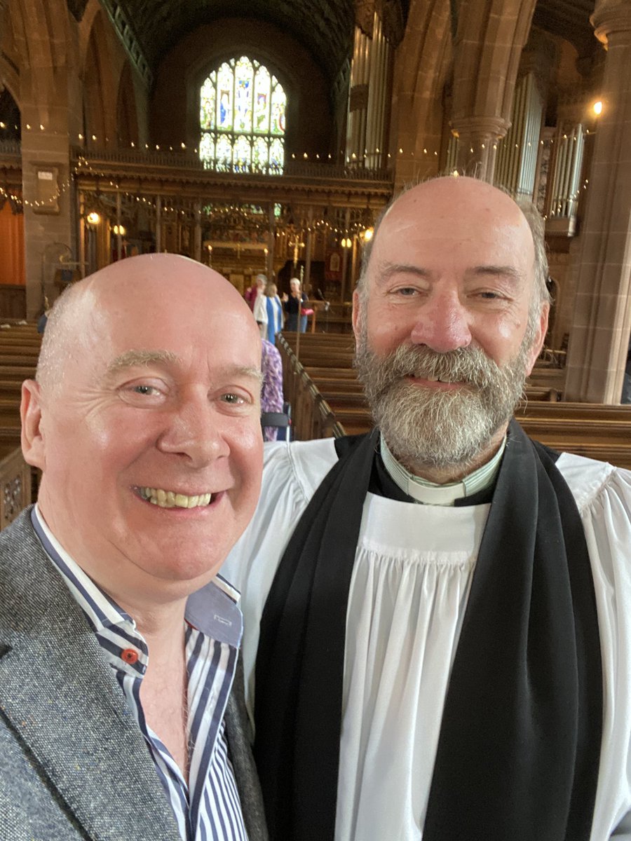I attended Rev’d George Crossley Vicar of St Chad’s &amp; St Mary’s in Stretton today. George has been a great supporter of <a href="/YMCA_Burton/">Burton YMCA</a> over the last 15 years.  Happy retirement to George and Gail.  <a href="/Lichfield_CofE/">Lichfield Diocese</a>