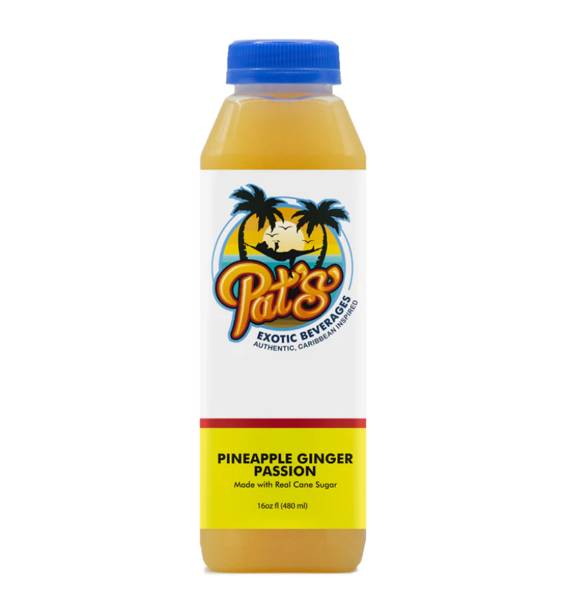 Savor the distinctive taste of Pat's Exotic Pineapple Ginger Passion mocktail! 🍍🍹 Enhance your drinking experience with this one-of-a-kind combination. Whip one up today and relish the vibrant flavors! 🌞 #ExoticMocktailOrder online at ⬇️ bit.ly/46XP4cA