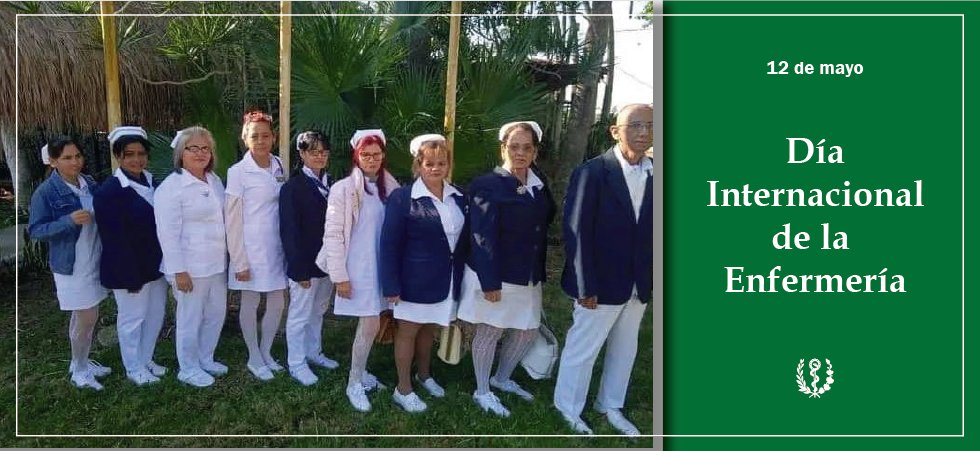🌷En el #DíaInternacionalDeLaEnfermería nuestro reconocimiento a los salubristas de tan noble profesión, que con su entrega, sensibilidad, consagración y amor no cesan en su hacer por la vida en Cuba🇨🇺 y en otras naciones del mundo🌍.

🔗 bit.ly/3yomCE6
¡Felicidades🎉!