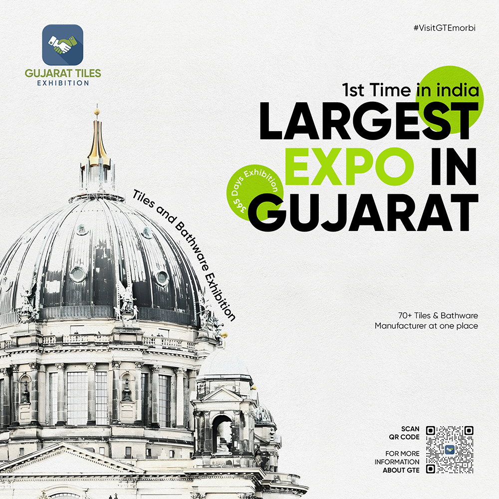 Experience the grandeur of India's largest expo right here in Gujarat! Dive into a year-long celebration of tiles, bathware, and cutting-edge innovations. Don't miss out!
#digitaltiles #walltiles #ceramictiles #floortiles #ceramic #tiles #parkingtiles #decorativetiles