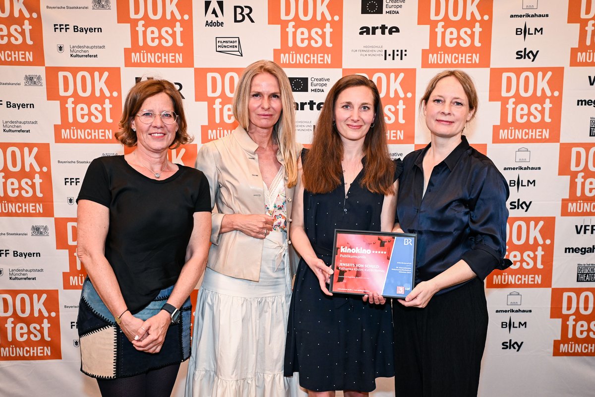 Der kinokino Publikumspreis des DOK.fest München 2024 – gestiftet von @BR_Presse und 3Sat geht an den Film JENSEITS VON SCHULD von Katharina Köster & Katrin Nemec!