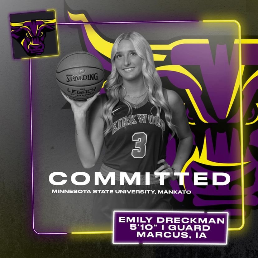 Congratulations to Emily Dreckman on her commitment!!