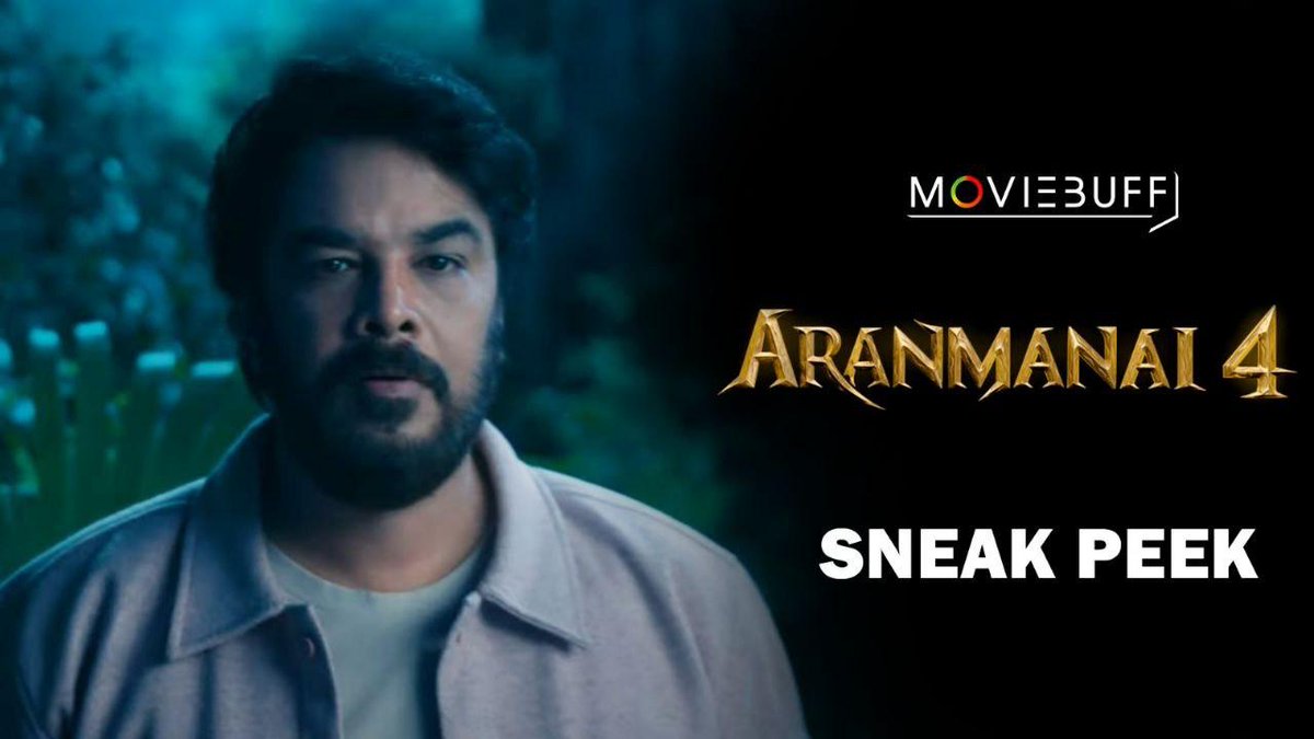 #Aranmanai4 Sneak Peek is out now..⭐ Film Running in theatres now..🤙 Link: youtu.be/LM96vyfm3vw