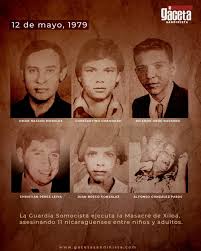 💥🇳🇮12 Mayo 1979:  Masacre del Reparto Xiloá, asesinados por la Guardia Nacional, 11 personas entre adultos y niños. @YaderEspinoza01 @RDRFSLN_ @revolucionJ1979 #UnidosEnVictorias Nicaragua #4519LaPatriaLaRevolución