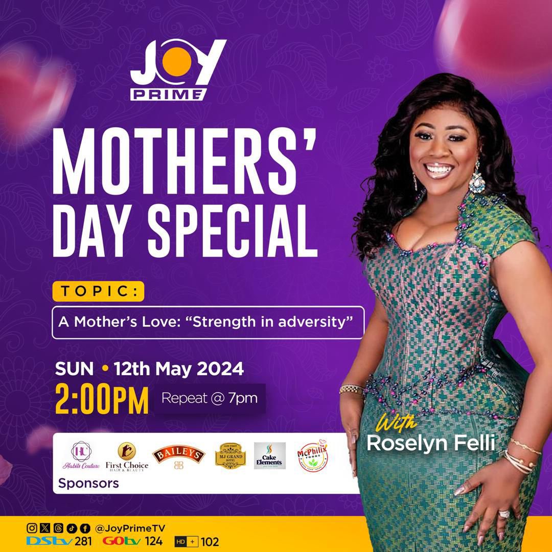 Behind every strong child is an even stronger mother's love❤️ Join @roselyn_felli today at 2:00pm for a special Mother's Day edition celebrating the unwavering love and strength of mothers everywhere. #HappyMothersDay
