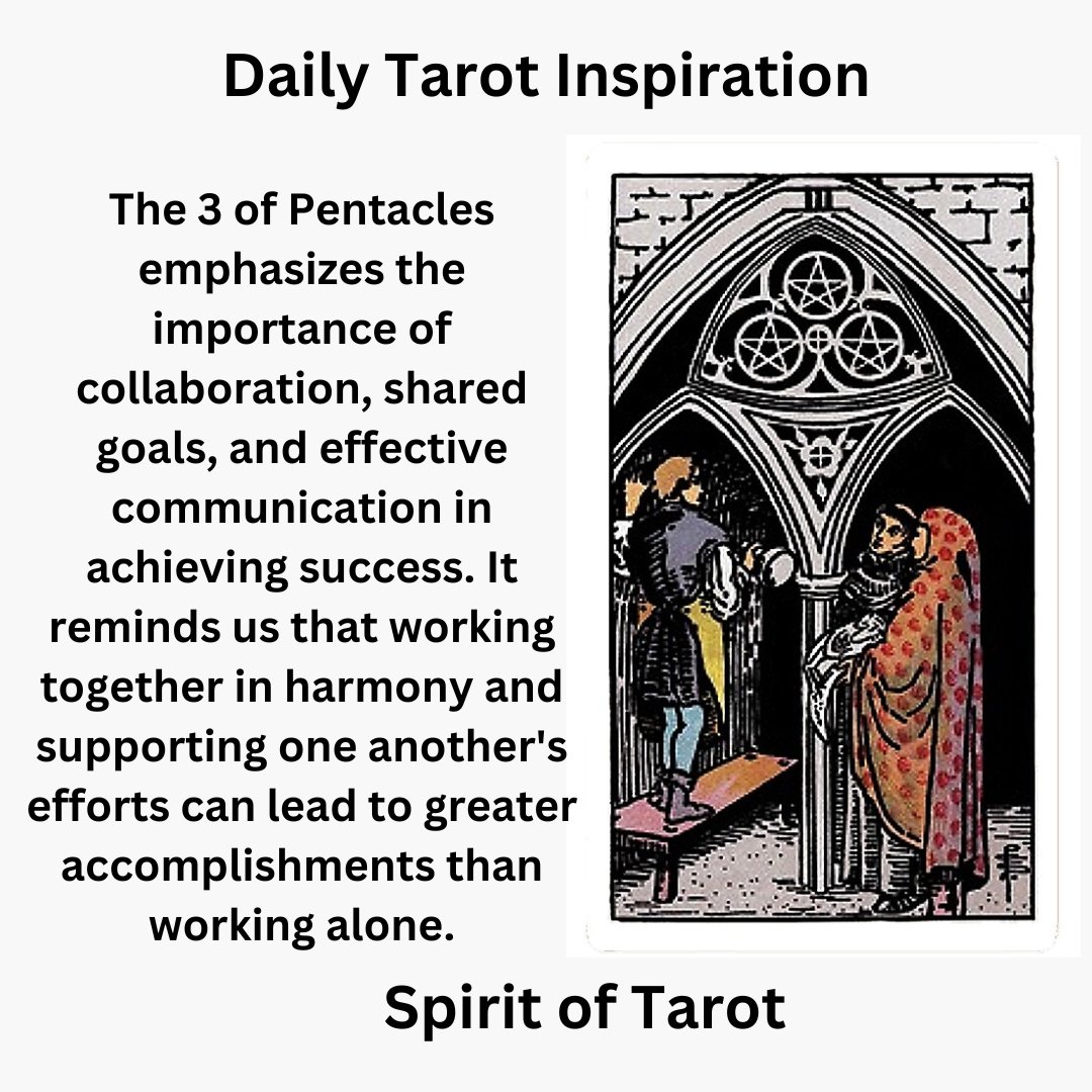 Creating community is key in the 3 of Pentacles, reminding us that connecting with others who share our passions enhances our journey and deepens our understanding. Embrace collaboration and forge meaningful bonds to enrich your tarot experience. #tarotcommunity #3ofPentacles