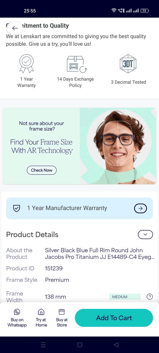 abbu_naaz's tweet photo. @Lenskart_com I have placed an order with order ID: 1287443787

Now I am unable to place a return request. During order placing, it was clearly mentioned 14 days return period. Is this not cheating customers???

I hope you will address my concern positively, inconvenience on nose https://t.co/VyDrKL1gIY