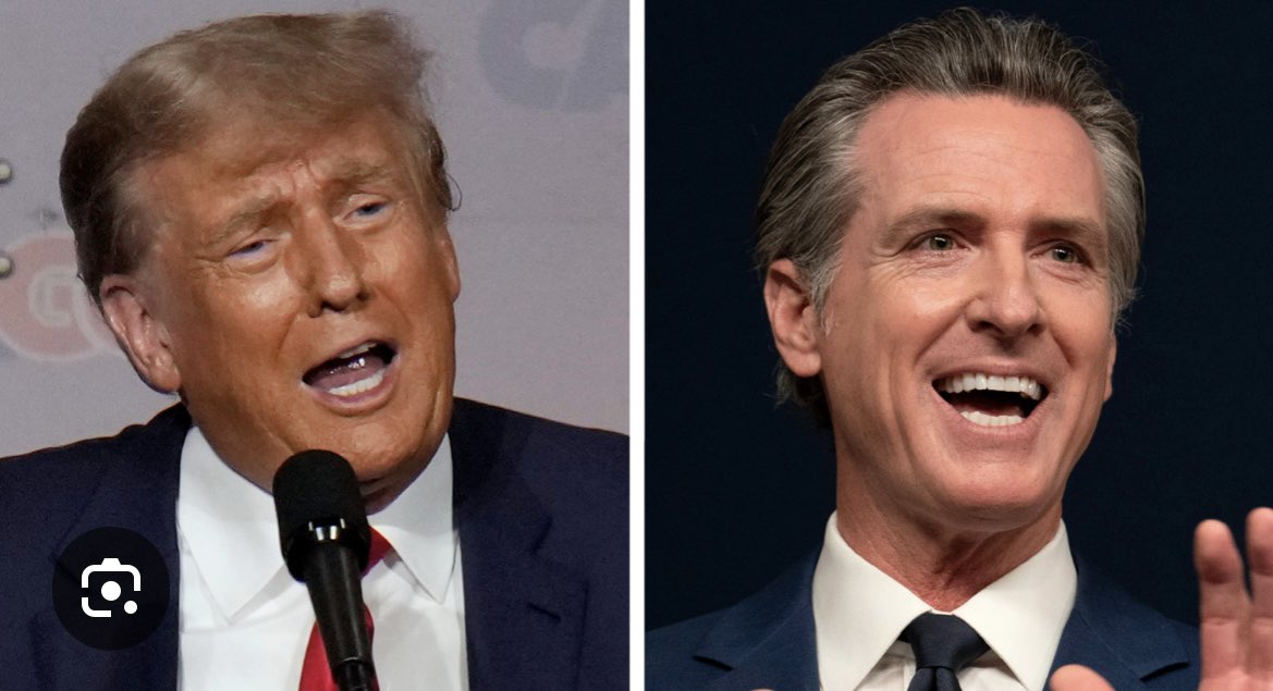 <a href="/RealAlexJones/">Alex Jones</a> I still say that he’s going to announce in the not too distant future that he’s not running for re-election and Gavin Newsom will jump in to save the day! 
Who else thinks it will be a Trump/Newsom Presidential race?