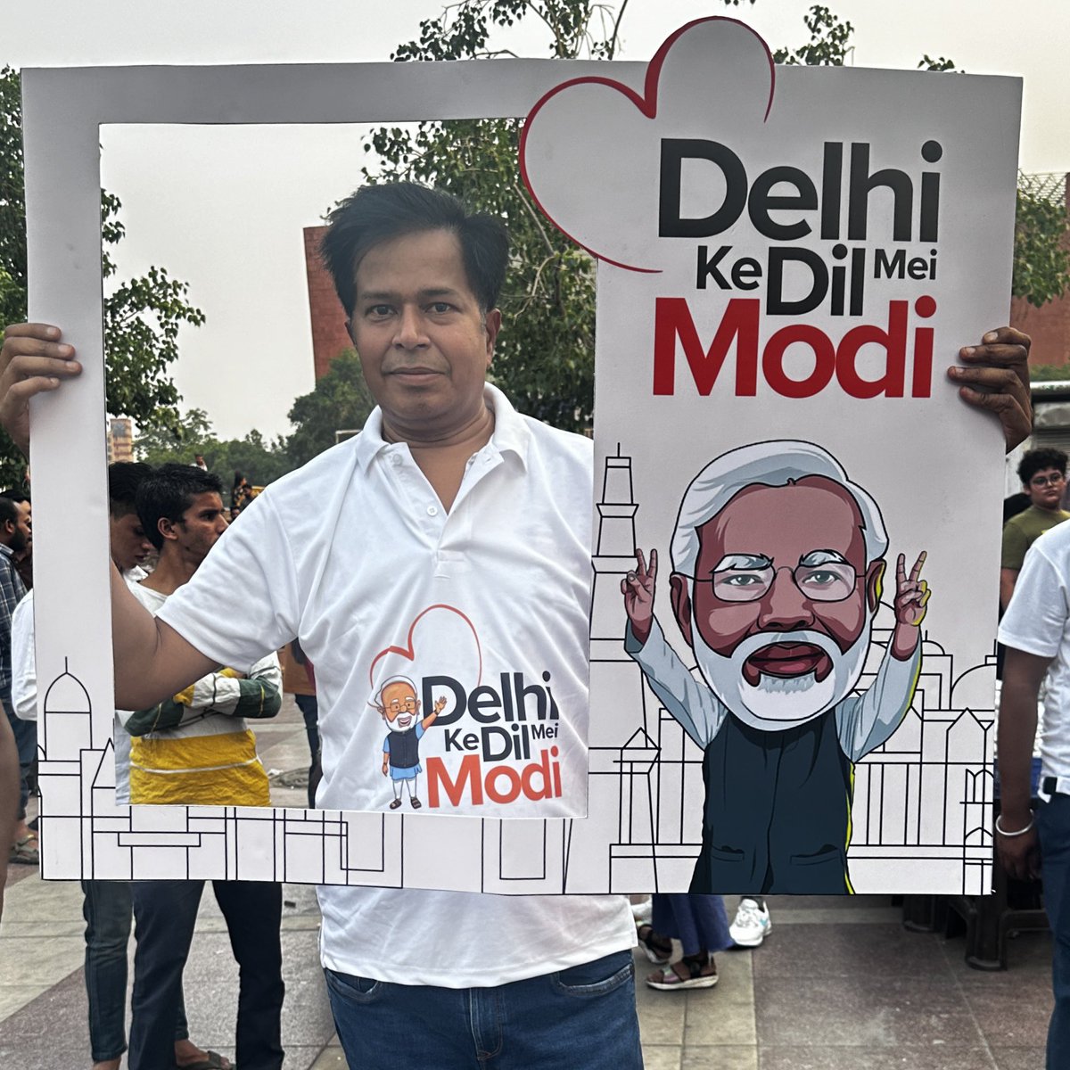 #DelhiKeDilMeiModi
