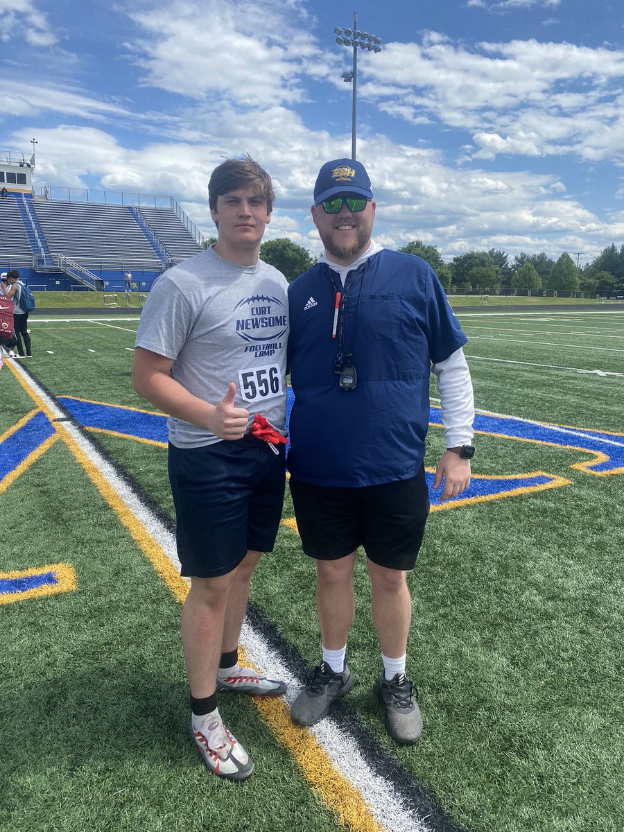 Thank you to the Coaches and <a href="/EmoryHenry_FB/">E&H Football</a> for a great camp yesterday