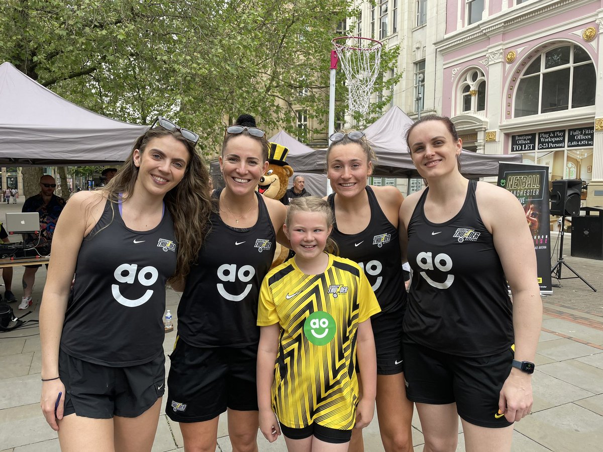 Had a great time at the @thundernetball event today. Thanks to all the team for making Sophie’s Day.