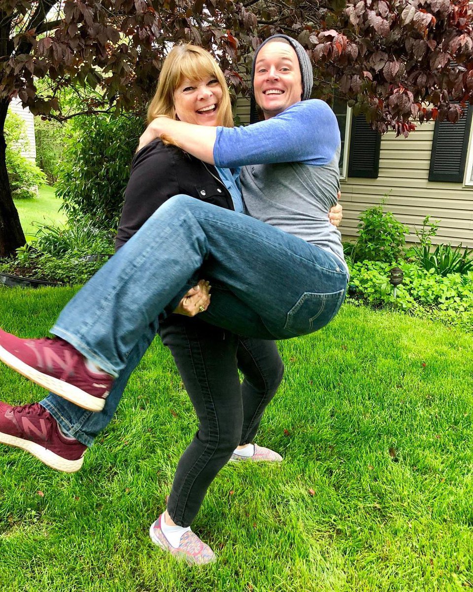 This is my favorite photo of me & my mom. It shows how fun loving she can be & that she’s still really strong! Happy Mother’s Day!