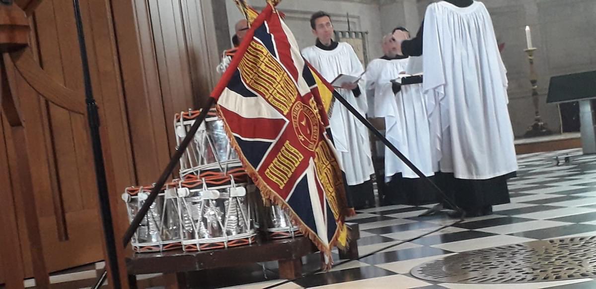 MiddlesexReg57's tweet image. The Princess of Wales’s Royal Regiment (includes the Middlesex Reg) held its annual Albuhera Day service in the Middlesex Chapel @StPaulsLondon. It was at Albuhera the 57th Regiment of Foot (West Middlesex) earned their  ‘Diehards’ nickname inherited by future Middlesex Regiments