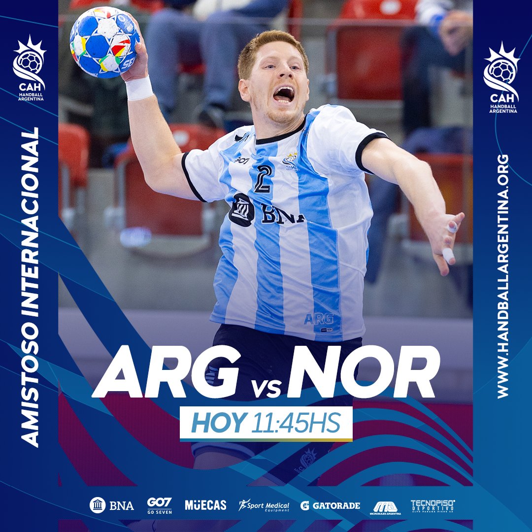 ¡JUEGA ARGENTINA! 🇦🇷⚔️!

🏆 Amistoso internacional
🆚 Noruega 🇳🇴
⏰ 11:45hs
🏟️ Nye Jordal Amfi
📺 TV2 Noruega