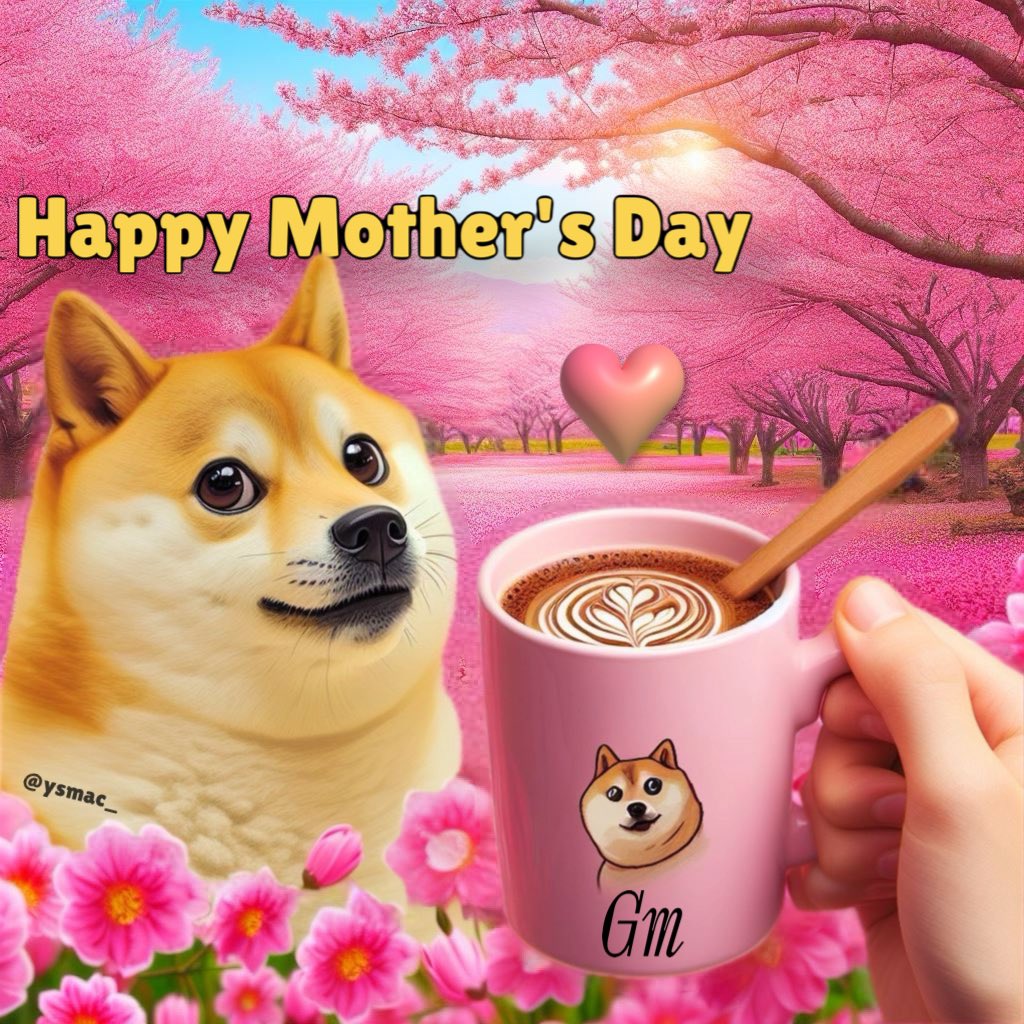gm and happy mothers day to all the wonderful mothers out there 🙂🫶