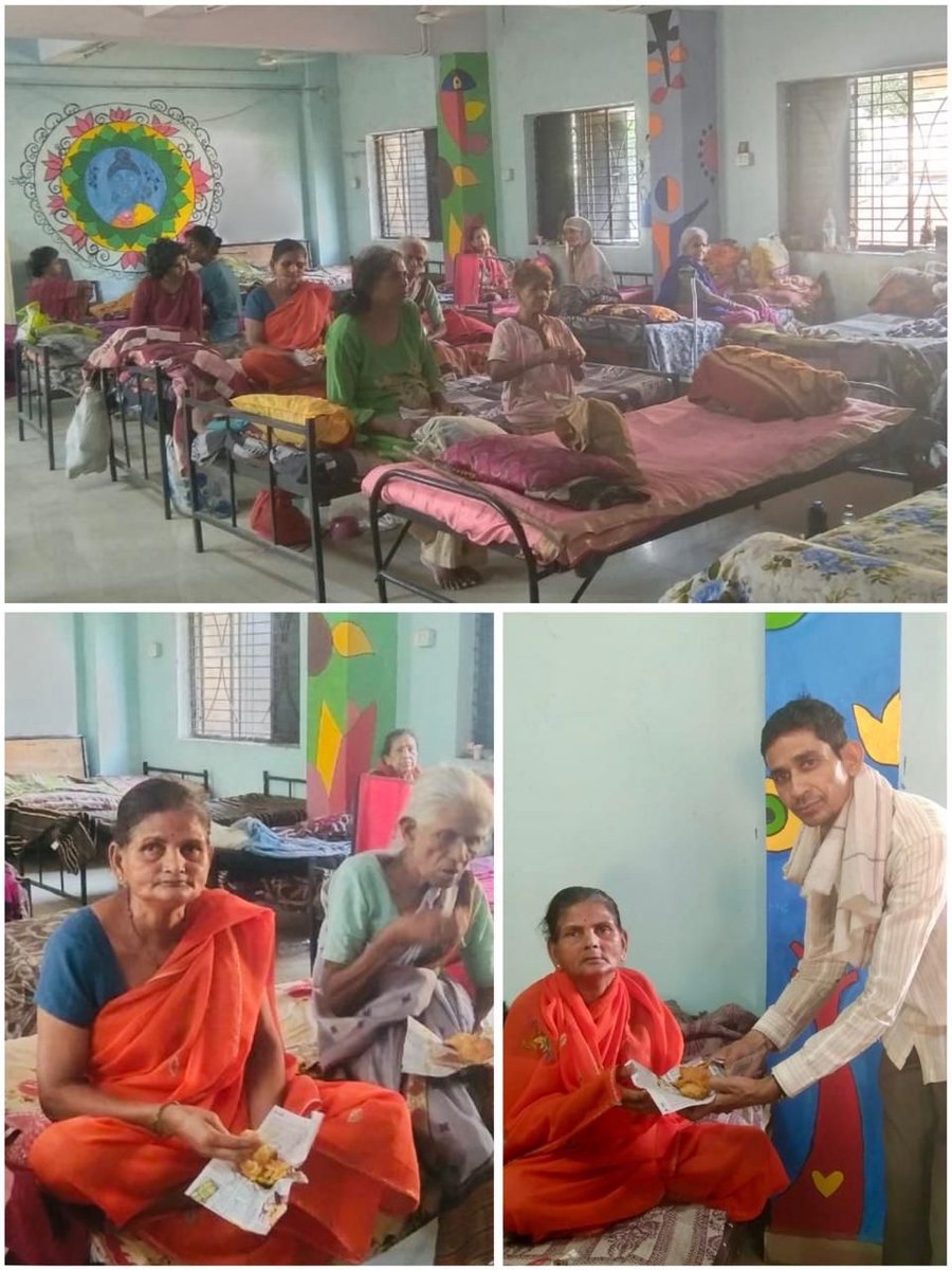 Mother’s Day celebrated at Nagpur Municipal Corporation’s Aadhar Shelter Home . . . #nmc #Nagpur
