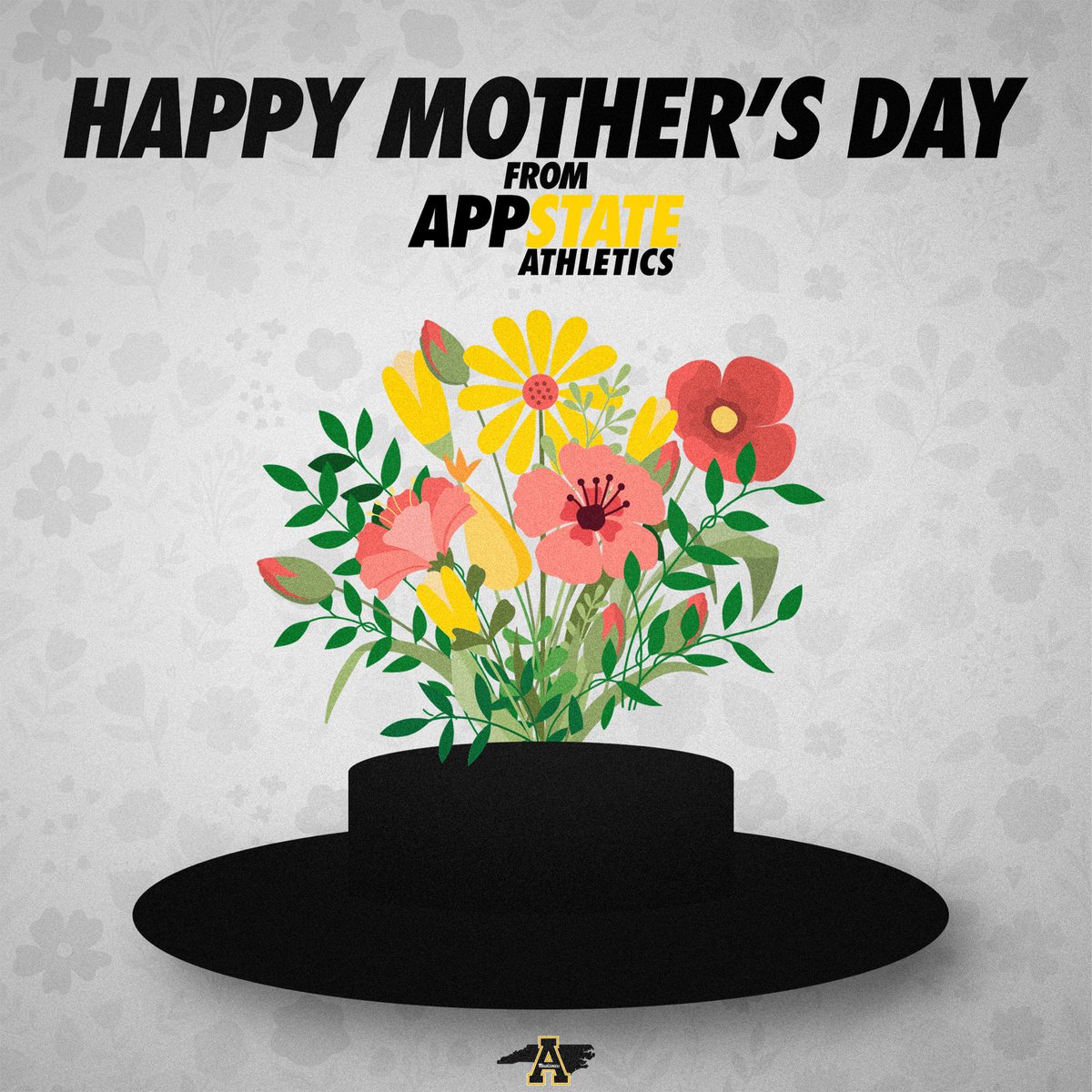 Wishing all the App State moms a Happy Mother’s Day! 💛🖤 #GoApp