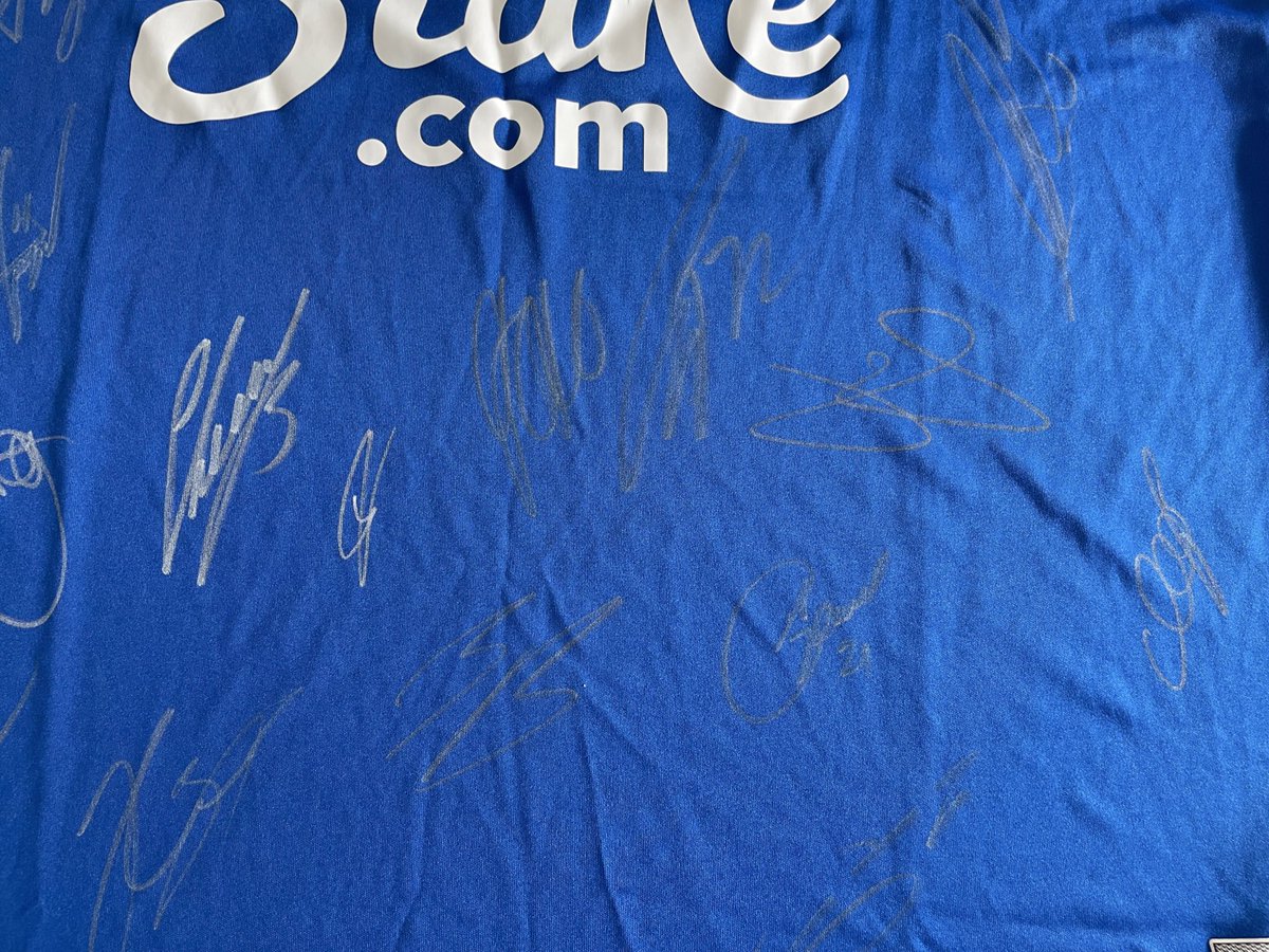 BluesVCancer's tweet photo. With the season drawing to a close, and many potential changes to our squad, we feel it’s time to make the squad signed @Everton shirt available.
£10 per number. All funds will be split between @DKMS_uk &amp; @AnthonyNolan to help in the fight against blood cancer 💙
DM for details https://t.co/p9BVKesNNA