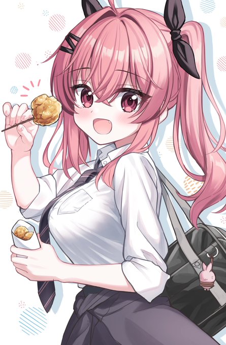 センパイも、唐揚げ食べます? 