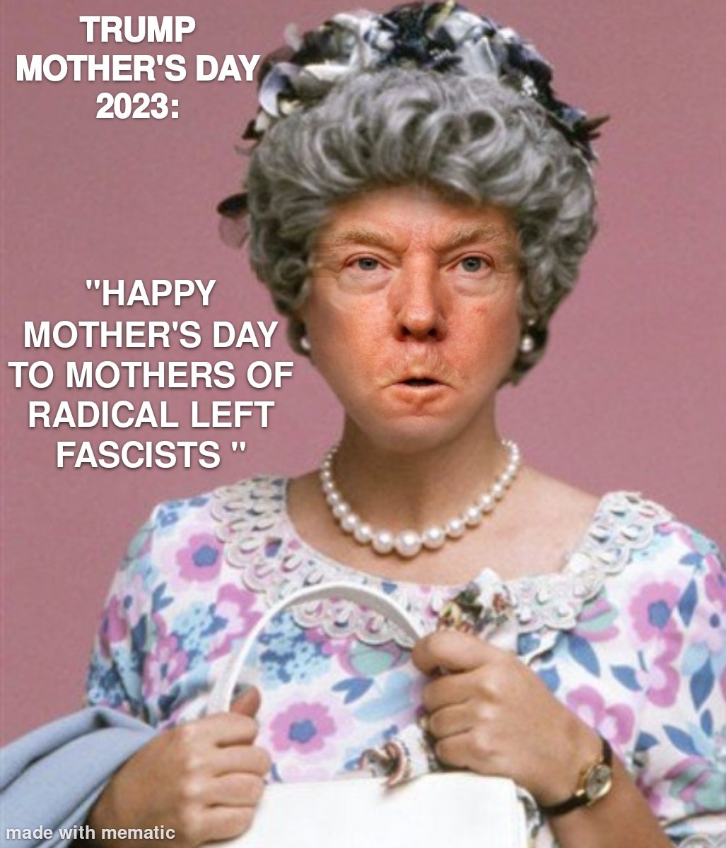Barton probably has to get Fuckface 🤡 a Mother's Day gift as well, because Donnie is the biggliest whiny, pearl clutching, little fucking bitch.
