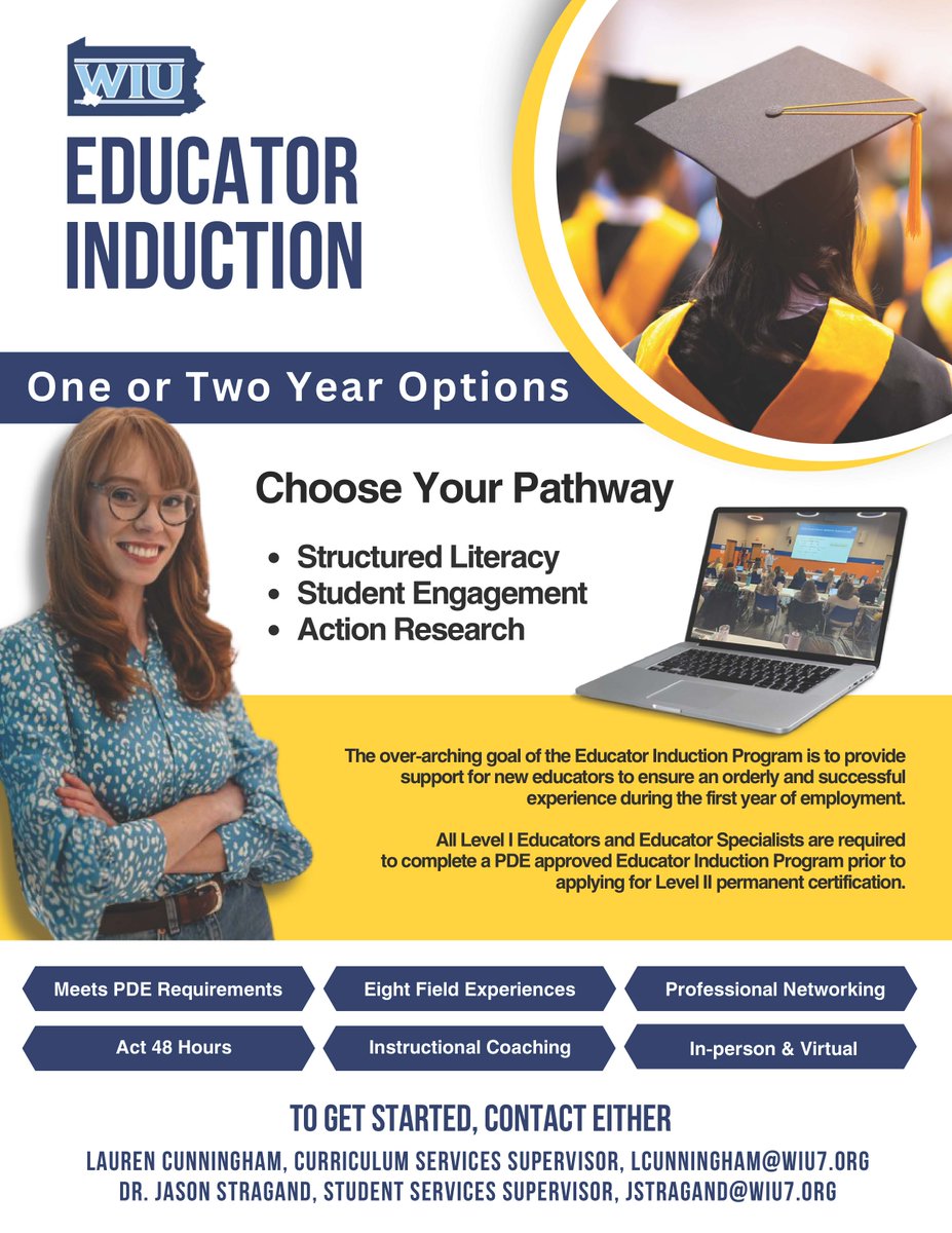 Jason Stragand, Ed.D. (@jasonstragand) on Twitter photo Are you a Pennsylvania public/nonpublic school or preschool and looking for Educator Induction options for your new employees?  Look no further!  The <a href="/WIU07/">WIU07</a> is offering an option for SY 24-25.  Check out the flyer, contact me, and let's chat. Are you a Pennsylvania public/nonpublic school or preschool and looking for Educator Induction options for your new employees?  Look no further!  The <a href="/WIU07/">WIU07</a> is offering an option for SY 24-25.  Check out the flyer, contact me, and let's chat.