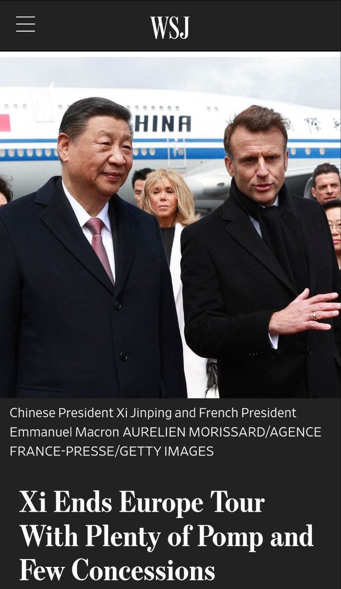 🇨🇳 🇷🇺 Los políticos europeos no lograron convencer al líder chino Xi Jinping que cambiara su política hacia Rusia, afirma el artículo publicado en el periódico estadounidense The Wall Street Journal.