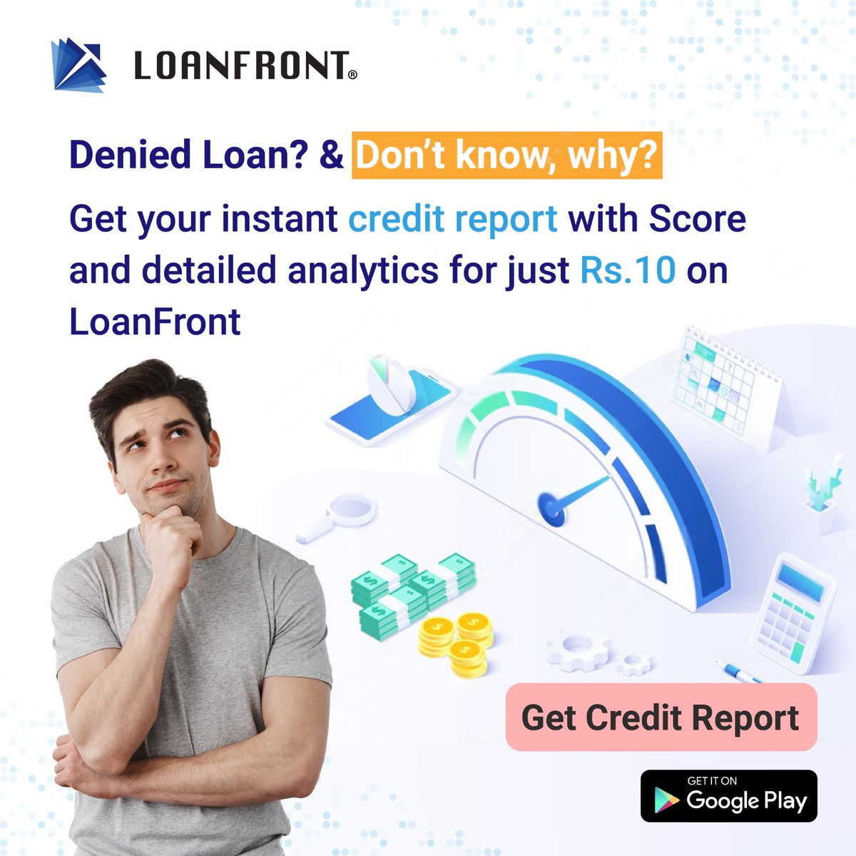 Gain insight into your financial health and pave the way to brighter possibilities. Check your Credit Score with Loanfront Today! 💳 ✔
#LoanFront #CreditScore #Loans #Personalloans #Financialservices #CreditHealth #FinancialWellness #FinancialEmpowerment #SmartFinance