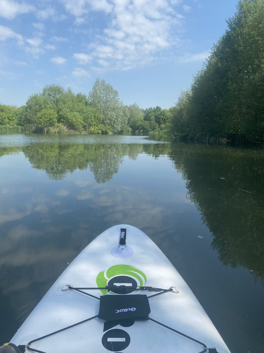 Great to be out on the water on such a beautiful day #paddleboarding #sundayvibes