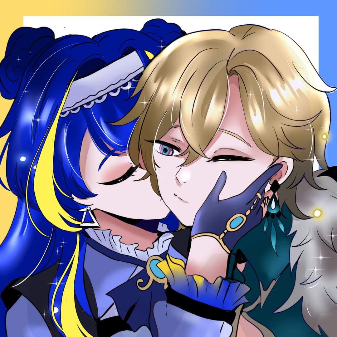 kyoharu__'s tweet photo. Happy 100 days 🥺💙💛🎻🎻🎻
.
.
.
..
.
.
#avenphire #yumelokalgallery #yumeship #ocxcanon #hsroc https://t.co/3hySjebTeG