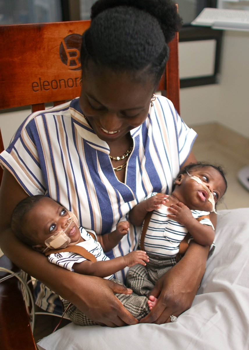 Celebrating double the love & joy this #MothersDay in the #DukeNICU w/ Asanti, Akenji, & their mom, Janae. Today, we honor all the incredible moms who make our lives brighter & better. Thank you for all that you do! Happy Mother's Day! 🌸💖 @DukeHealth @dukeobgyn @DukeHospital