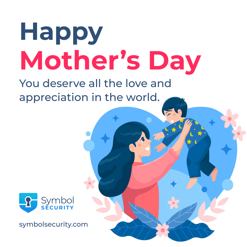 Symbol_Security's tweet photo. Wishing a happy Mother's Day to our Cyber Moms out there! We're so lucky to have you!
#SymbolSecurity #MothersDay #MomLifeHacks https://t.co/p4gfaYWu1o