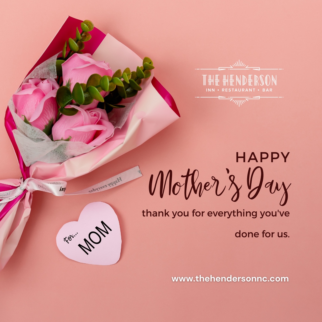 Show your appreciation for Mom by treating her to a special celebration at The Henderson.

🌐thehendersonnc.com
📞828-696-2001

#TheHendersonInn #BedAndBreakfast #DiningExperience #NCBedAndBreakfast #HendersonvilleNC #BnB #BreakfastGoals #SundayBrunch