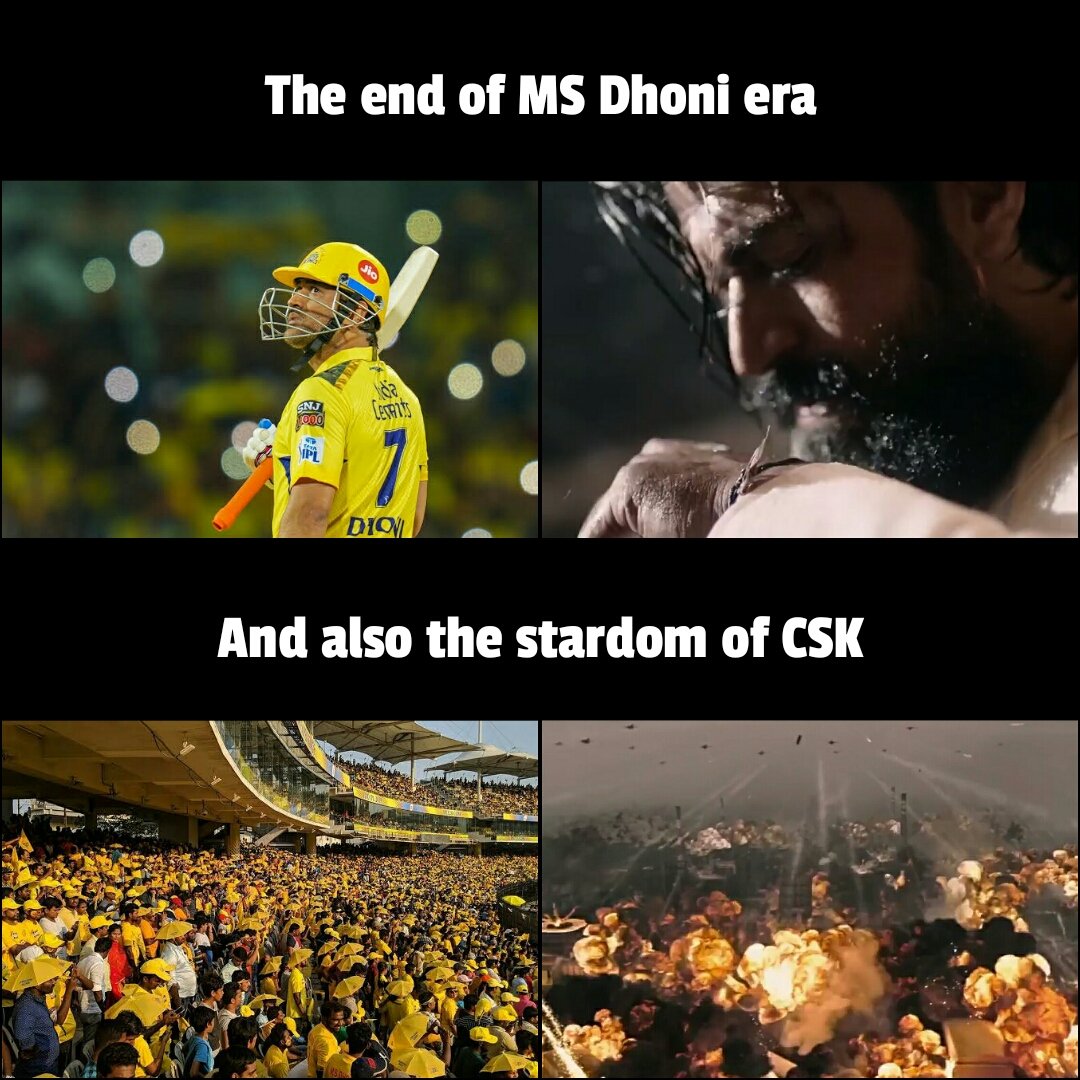 #CSKvRR Two incidents occurred today
