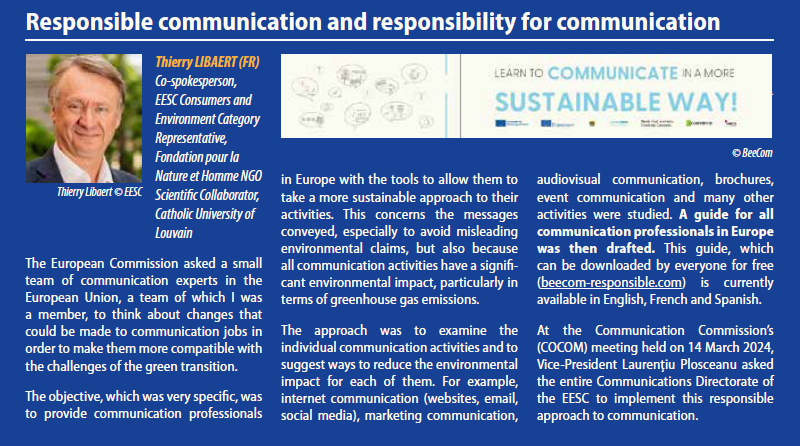 Communication responsable, ça bouge en Europe. Un guide pratique accessible en ligne, gratuitement et en 🇫🇷🇬🇧🇪🇸
Et fier de mon @EU_EESC qui décide de le mettre en oeuvre pour toute sa communication.