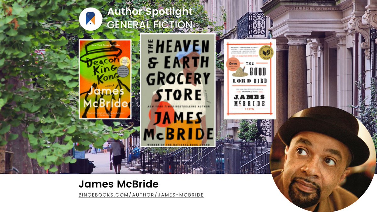Discover our latest Spotlight Author in #GeneralFiction: James Mcbride 
Start bingeing at bingebooks.com/author/james-m…
#amreading #booklovers #nextgreatread #literaryfiction #historicalfiction #booksworthreading