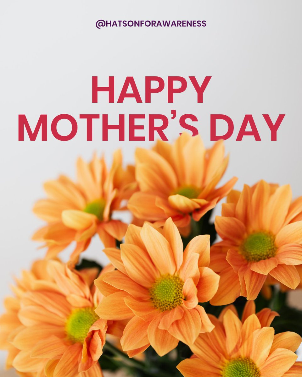 Happy Mother's Day to all the moms and mom figures 💜 We know this can be a difficult day for some. If you need help, please reach out. Visit our resource page hatsonforawareness.com/where-to-find-… #talkhatson