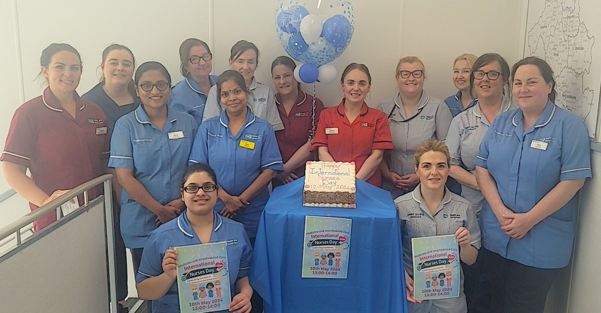 Daisy Hill Hospital Renal nursing team would like to wish all their colleagues a happy International Day of the Nurse and express their gratitude for all their hard work. 🌟💖 #IND2024 #teamSHSCT