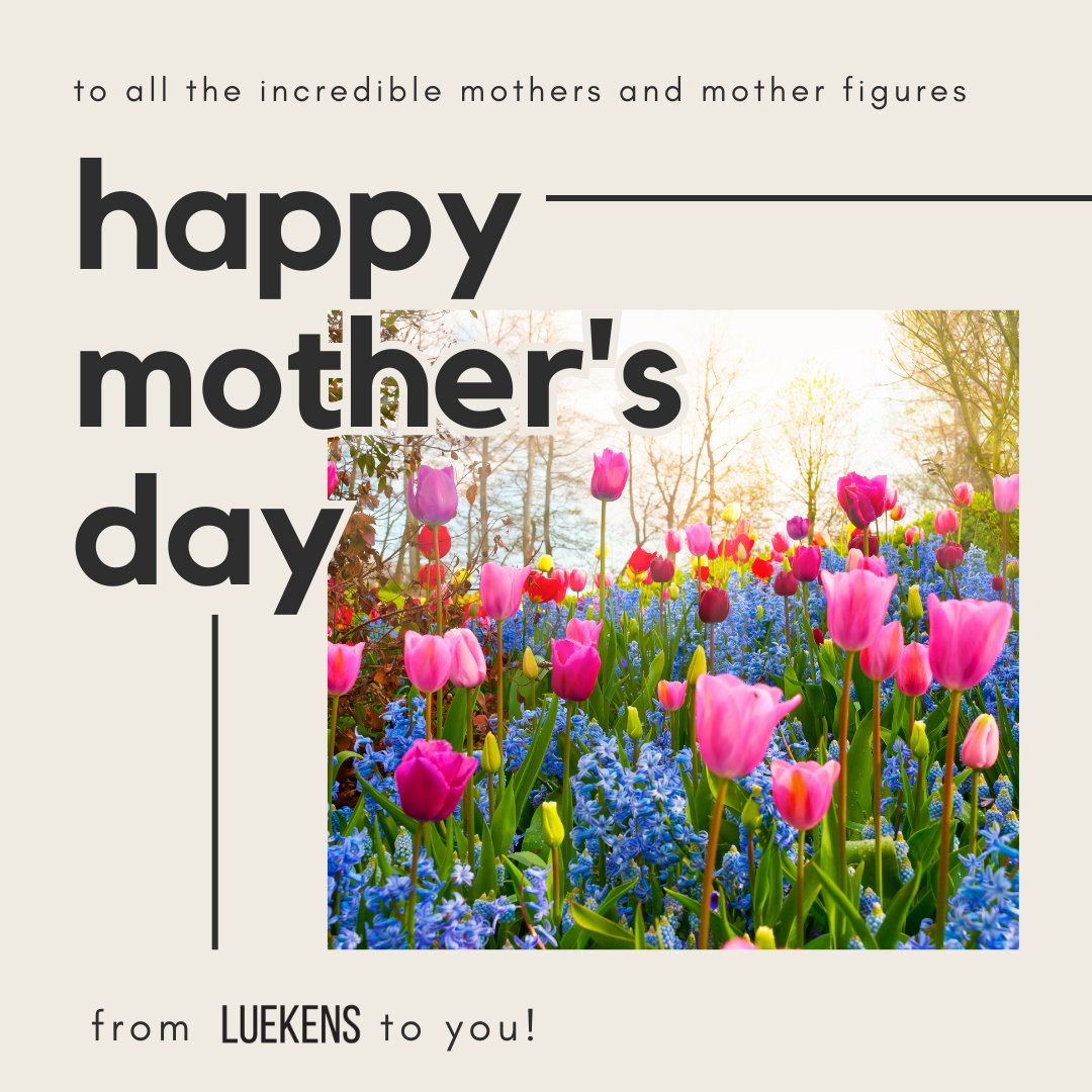 To all the extraordinary moms and mother figures, Happy Mother's Day from Luekens 💐 We're open during our regular hours today! Discover the perfect gift at any of our locations or online via our website or mobile app!