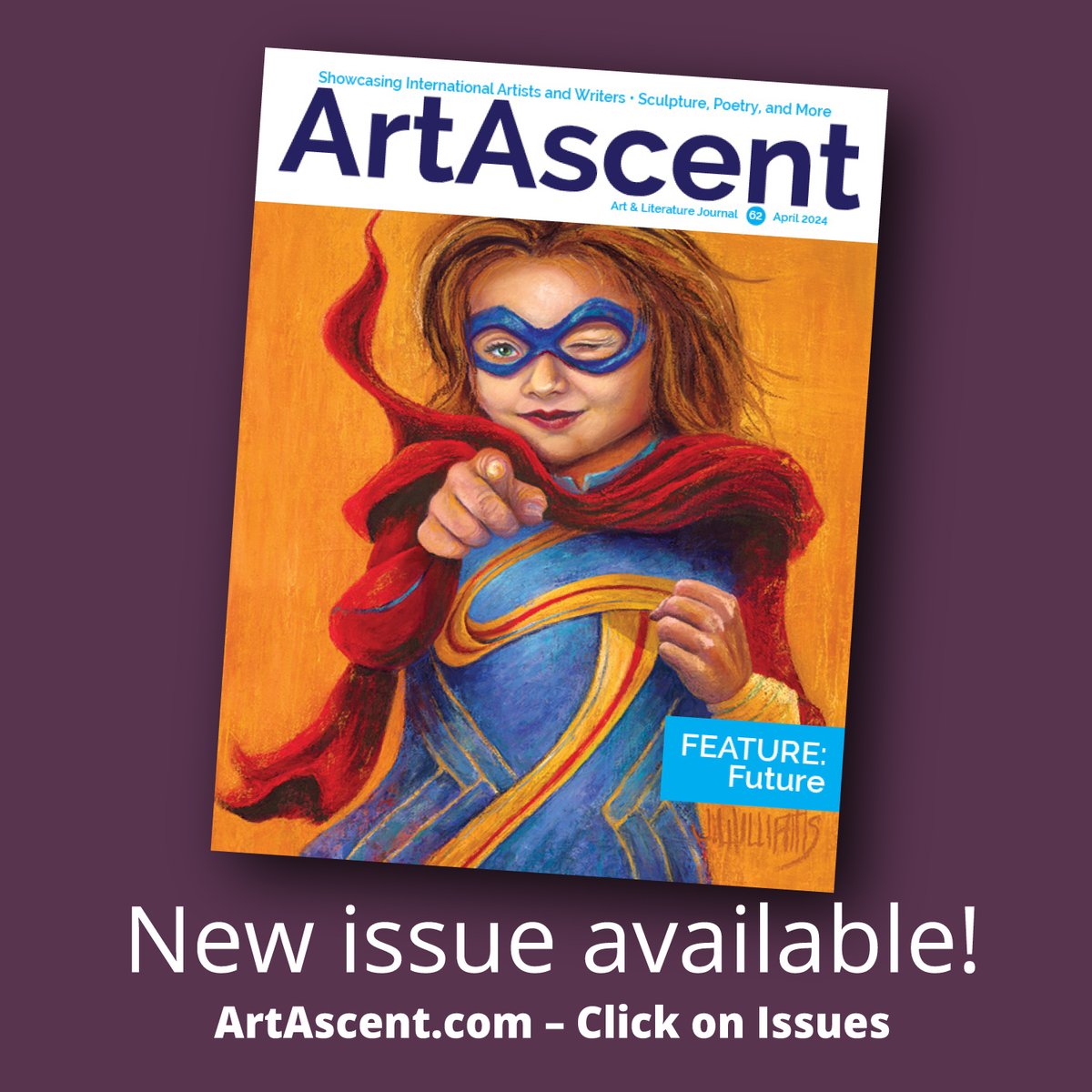 Congratulations! The Future artists have been selected. Visit ArtAscent.com to see them all. 

#FutureIssue #MagazineCover #ArtMagazine #ArtAscent #ArtCollector #ContemporaryArt