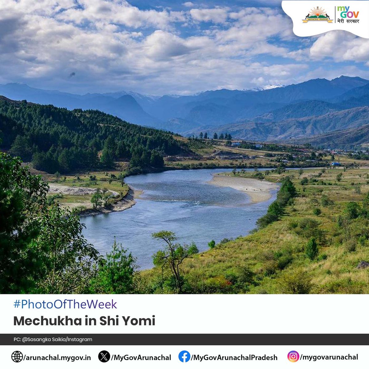 #PhotoOfTheWeek

Immerse yourself in Mechukha, nestled amidst stunning mountains and lush valleys in the captivating Shi Yomi District. Explore its rich cultural heritage for an unforgettable journey, blending nature's grandeur with cultural treasures & creating lasting memories.