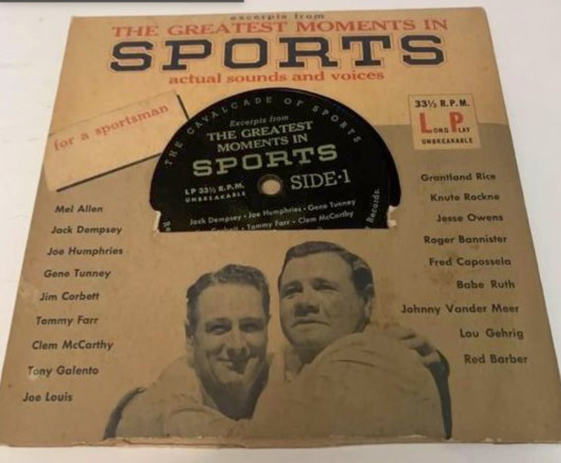 Rock out the night with with our Vintage 'The Greatest Moments in Sports' MLB Vinyl Record! 🎶 Relive iconic moments with actual sound and voices from the past. #VintageSports #MLB #VinylRecord #GainesvilleThings #Collectibles gainesvillethings.com/product/vintag…