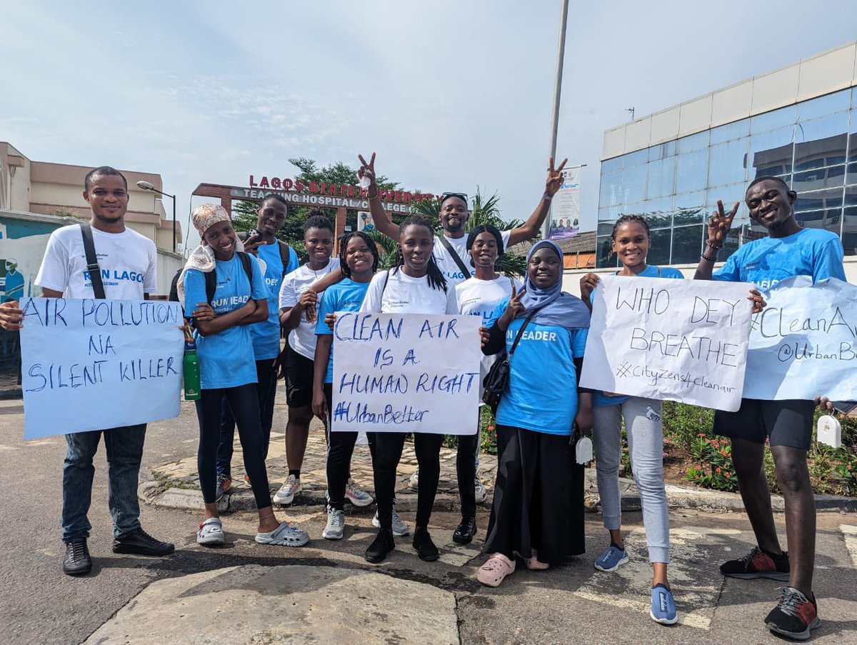 Celebrating Air Quality Awareness week 2024 🎉🎉

BREATHE CLEAN AIR 🛑 
SAY NO TO AIR POLLUTION 
AIR QUALITY 
KNOW YOUR AIR 🛑 

Together with Urban Better @UrbanBetter US Mission @USinNigeria LASG @lagosstategov @jidesanwoolu @WHONigeria 

@thetundeajayi 

#Cityzens4CleanAir