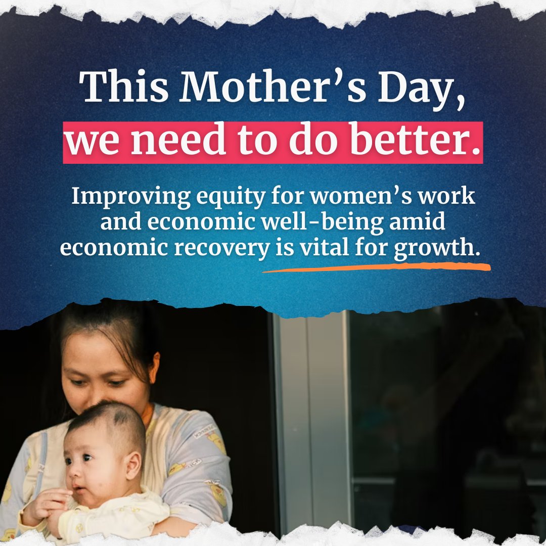 Historically, women’s poverty rates have been higher than men’s rates for nearly all races and ethnicities. On #MothersDay, let's honor the incredible sacrifices of the women who raise us. #MomsPowerUS 👇More from CEPR’s Julie Cai:  cepr.net/women-with-unp…